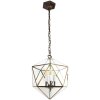 Clayre & Eef 5LL-9344 Lámpara colgante 30x30x160 cm E14-máx 3x40W