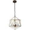 Clayre & Eef 5LL-9344 Lámpara colgante 30x30x160 cm E14-máx 3x40W