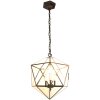 Clayre & Eef 5LL-9344 Lámpara colgante 30x30x160 cm E14-máx 3x40W