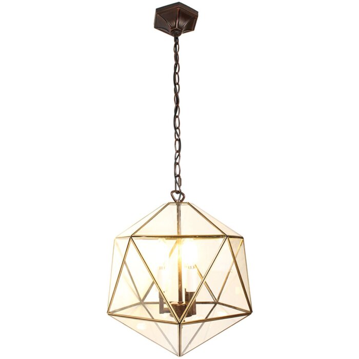 Clayre & Eef 5LL-9345 Lámpara colgante 35x35x140 cm E14-max 3x25W