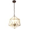 Clayre & Eef 5LL-9345 Lámpara colgante 35x35x140 cm E14-max 3x25W