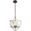 Clayre & Eef 5LL-9346 Lámpara colgante 40x40x175 cm E14-máx 3x40W