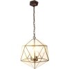 Clayre & Eef 5LL-9346 Lámpara colgante 40x40x175 cm E14-máx 3x40W