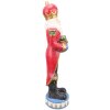 Clayre & Eef 5PR0089 Decoración Papá Noel 22x21x82 cm Azul