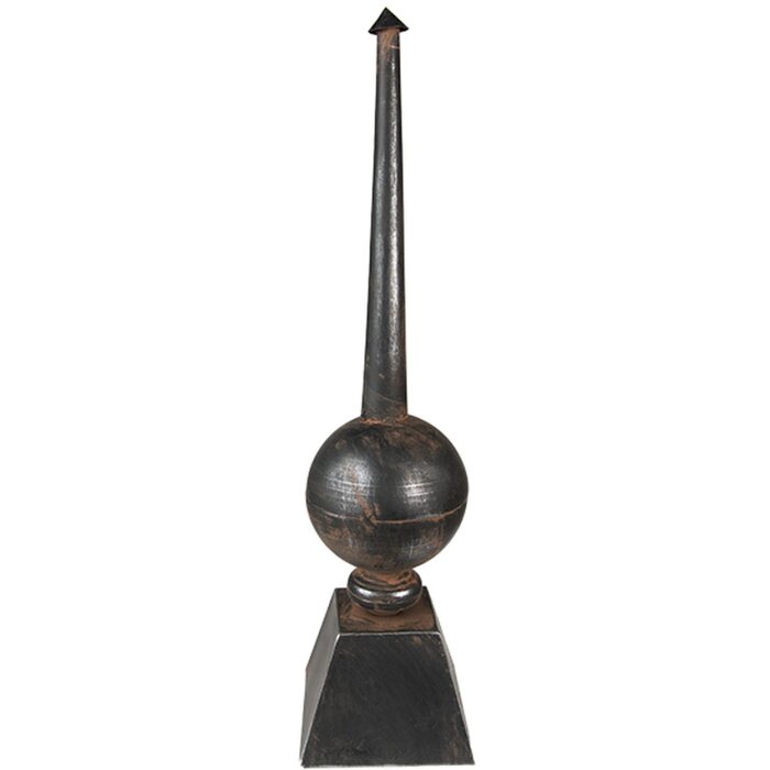 Clayre & Eef 5Y1111 Adorno decorativo 16x16x65 cm Negro