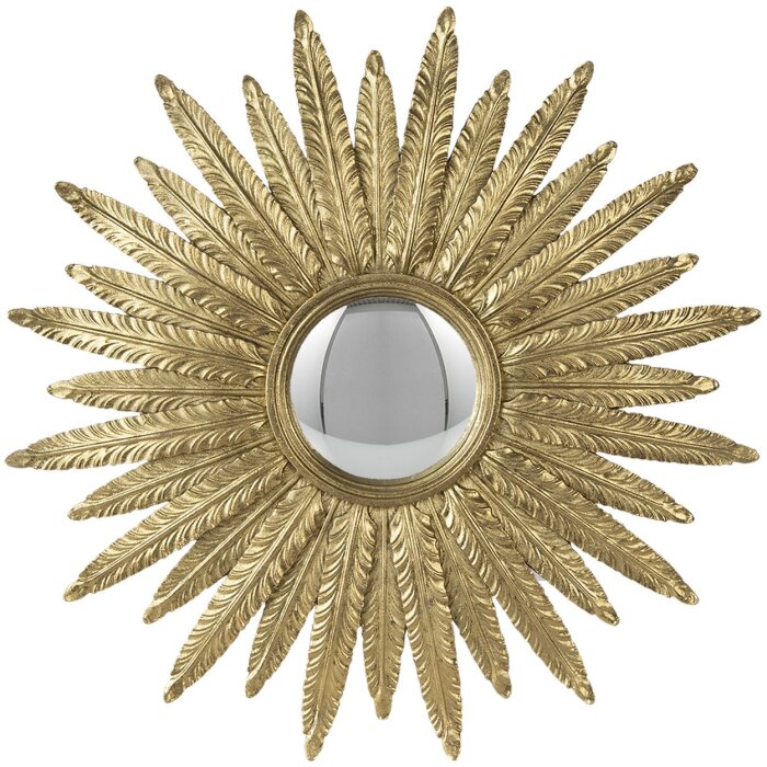 Clayre & Eef 62S253 Espejo Ø 38x2 cm Color oro