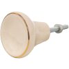 Clayre & Eef 65059 Pomo Ø 4x3 cm Blanco