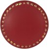 Clayre & Eef 65062 Pomo Ø 4x3 cm Rojo - Dorado