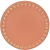 Clayre & Eef 65063 Pomo Ø 4x3 cm Naranja - Dorado