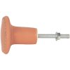 Clayre & Eef 65063 Pomo Ø 4x3 cm Naranja - Dorado