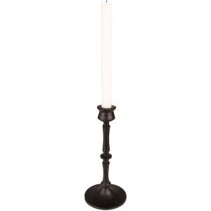 Clayre & Eef 65080 Candelero Ø 10x23 cm Negro