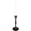 Clayre & Eef 65080 Candelero Ø 10x23 cm Negro
