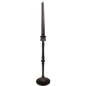Clayre & Eef 65081 Candelero Ø 10x33 cm Negro