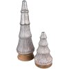 Clayre & Eef 65123 Árbol de Navidad Ø 13x24 cm Rosa