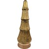Clayre & Eef 65128 Árbol de Navidad Ø 15x44 cm Color Dorado