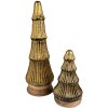 Clayre & Eef 65128 Árbol de Navidad Ø 15x44 cm Color Dorado