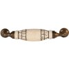 Clayre & Eef 65167A Mango 17x5x3 cm Blanco - Dorado