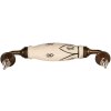 Clayre & Eef 65167F Mango 17x5x3 cm Blanco - Dorado
