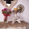 Clayre & Eef 65177 Decoración mural corazón Ø 23x4 cm Color oro - Negro
