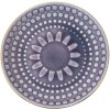 Clayre & Eef 6CE1470 Plato pequeño Ø 13x2 cm Plato de desayuno morado
