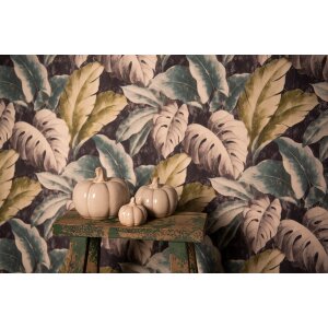 Clayre & Eef 6CE1500 Decoración Calabaza Ø 7x6 cm Beige - Marrón