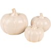 Clayre & Eef 6CE1500 Decoración Calabaza Ø 7x6 cm Beige - Marrón