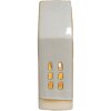 Clayre & Eef 6CE1504 Decoración Casa con LED 8x5x18 cm Beige