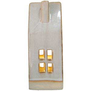 Clayre & Eef 6CE1505 Decoración Casa con LED 7x6x15 cm Beige