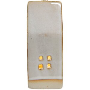 Clayre & Eef 6CE1506 Decoración Casa con LED 5x5x12 cm Beige