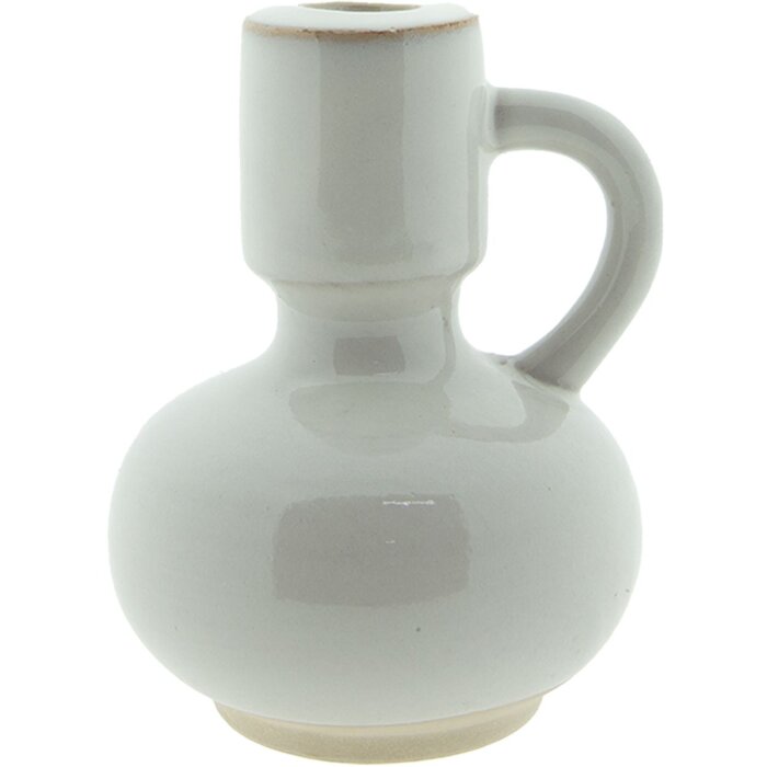 Clayre & Eef 6CE1517 Candelero Ø 9x10 cm Beige