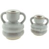 Clayre & Eef 6CE1521 Candelero Ø 9x9 cm Beige