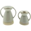 Clayre & Eef 6CE1522 Candelero 12x8x13 cm Beige