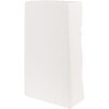 Clayre & Eef 6CE1527 Jarrón Decoración 15x9x25 cm Blanco