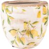 Clayre & Eef 6CE1529M Maceta decorativa Ø 18x17 cm Amarillo