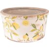 Clayre & Eef 6CE1533L Maceta decorativa Ø 19x10 cm Amarillo