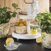 Clayre & Eef 6CE1533M Maceta decorativa Ø 16x9 cm Amarillo