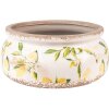 Clayre & Eef 6CE1534L Maceta decorativa Ø 23x10 cm Amarillo