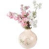 Clayre & Eef 6CE1538L Jarrón decorativo Ø 25x25 cm Rosa - Beige