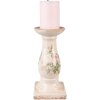 Clayre & Eef 6CE1539M Candelero Ø 12x24 cm Rosa - Beige