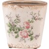 Clayre & Eef 6CE1540S Maceta decorativa 13x13x12 cm Rosa - Beige