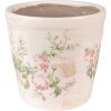 Clayre & Eef 6CE1544L Maceta decorativa Ø 17x16 cm Rosa - Beige