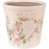 Clayre & Eef 6CE1544M Maceta decorativa Ø 15x14 cm Rosa - Beige