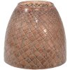 Clayre & Eef 6GL3601 Farol Ø 20x20 cm Marrón Luz del viento