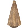Clayre & Eef 6GL3634 Árbol de Navidad Ø 15x32 cm Marrón