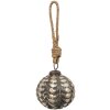 Clayre & Eef 6GL3685 Bola de Navidad Ø 6x6 cm Bola de Navidad Marrón