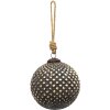 Clayre & Eef 6GL3700 Bola de Árbol de Navidad Ø 11x11 cm Marrón