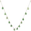 Clayre & Eef 6GL3705 Guirnalda Decorativa Bolas de Navidad 190x5x8 cm Verde