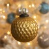 Clayre & Eef 6GL3732 Bola de Navidad Ø 10x10 cm Bola de Navidad dorada