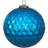 Clayre & Eef 6GL3733 Bola de Navidad Ø 25x25 cm Bola de Navidad Azul XL