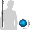 Clayre & Eef 6GL3733 Bola de Navidad Ø 25x25 cm Bola de Navidad Azul XL